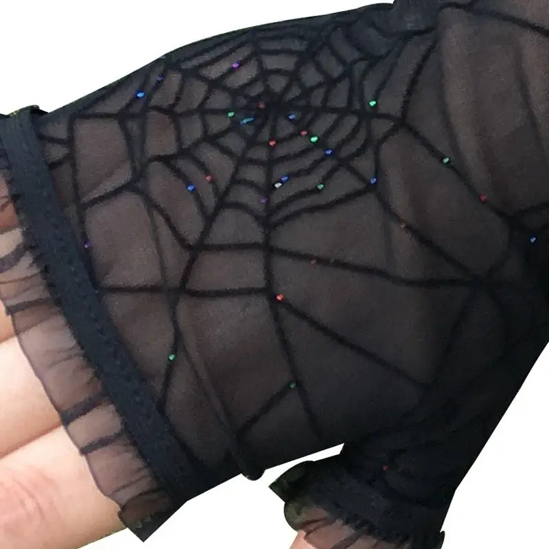 Black Long Sleeve Gloves - Image 3