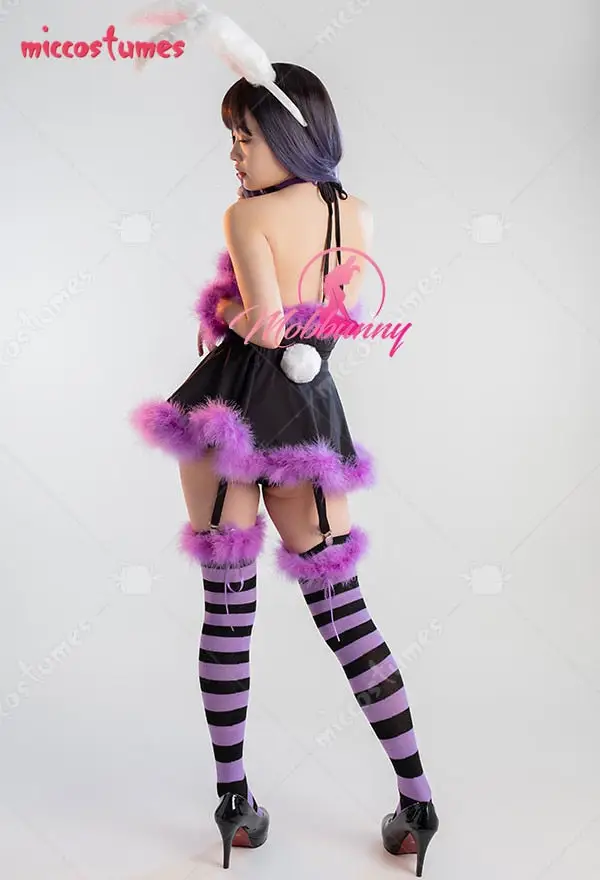 Purple Playboy Bunny Costume - Image 3