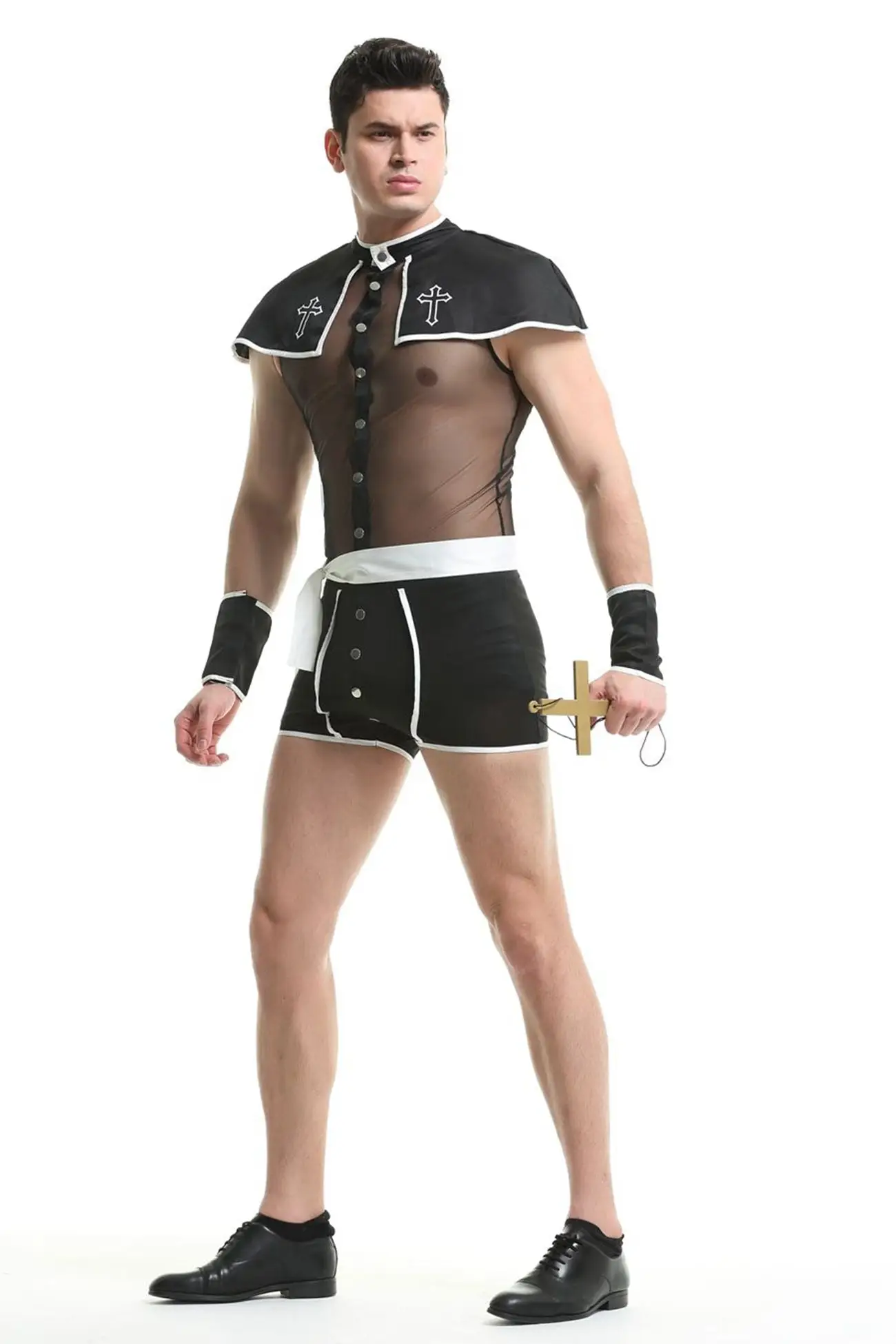 Sexy Male Priest Costume - Image 5