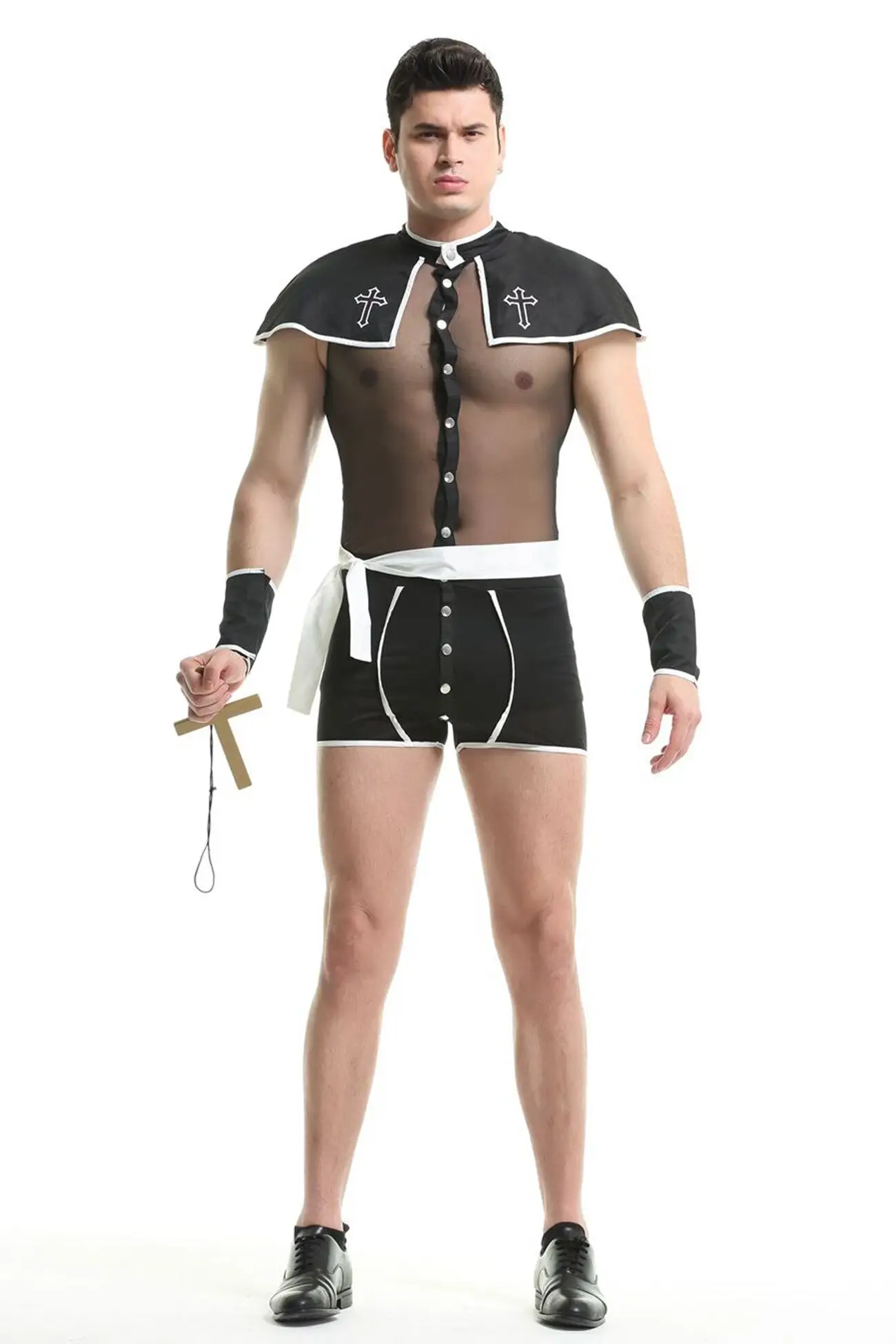 Sexy Male Priest Costume - Image 6