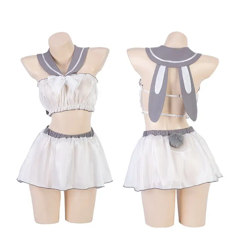 White Playboy Bunny Costume - Image 5